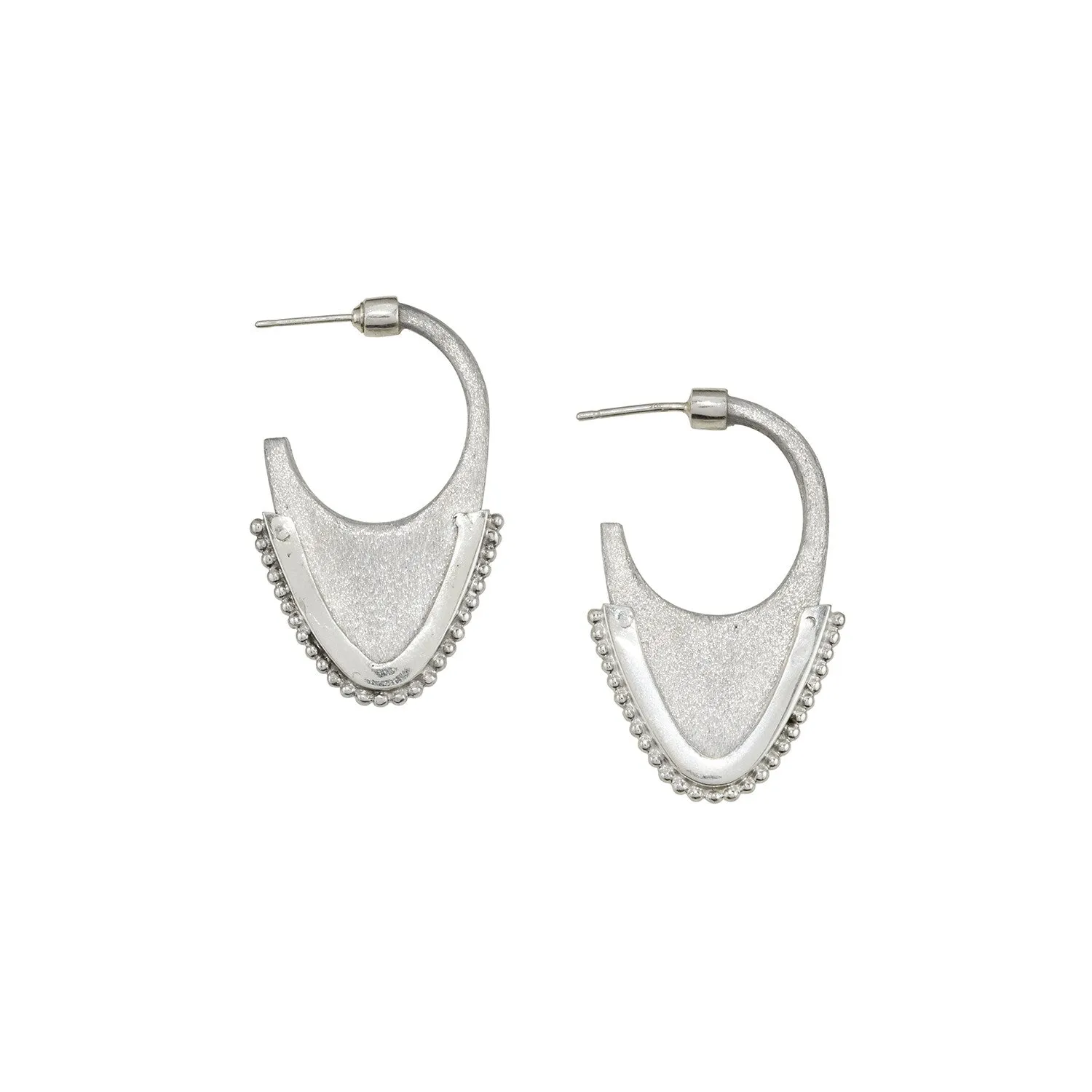 Tribal Dome Earrings for Women - Sustainable & Ethical Statement Earrings