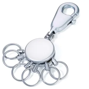 Troika Patent Keyring with 6 Detachable Rings