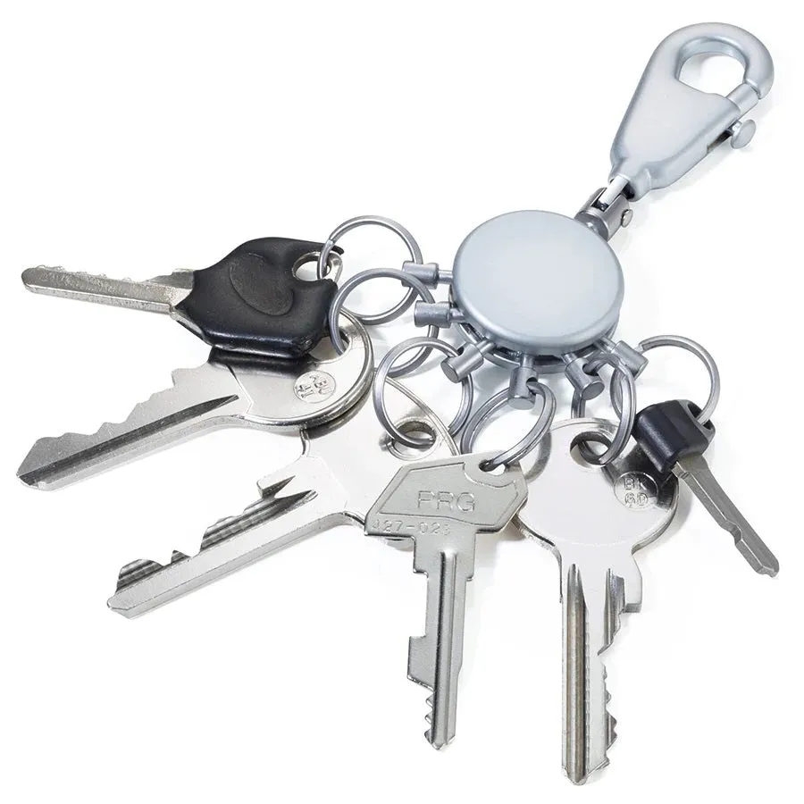 Troika Patent Keyring with 6 Detachable Rings