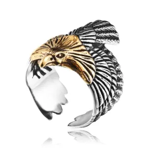 Unique Eagle Jewelry Stainless Steel Biker Eagle Ring Man's High Quality Animal Jewerly