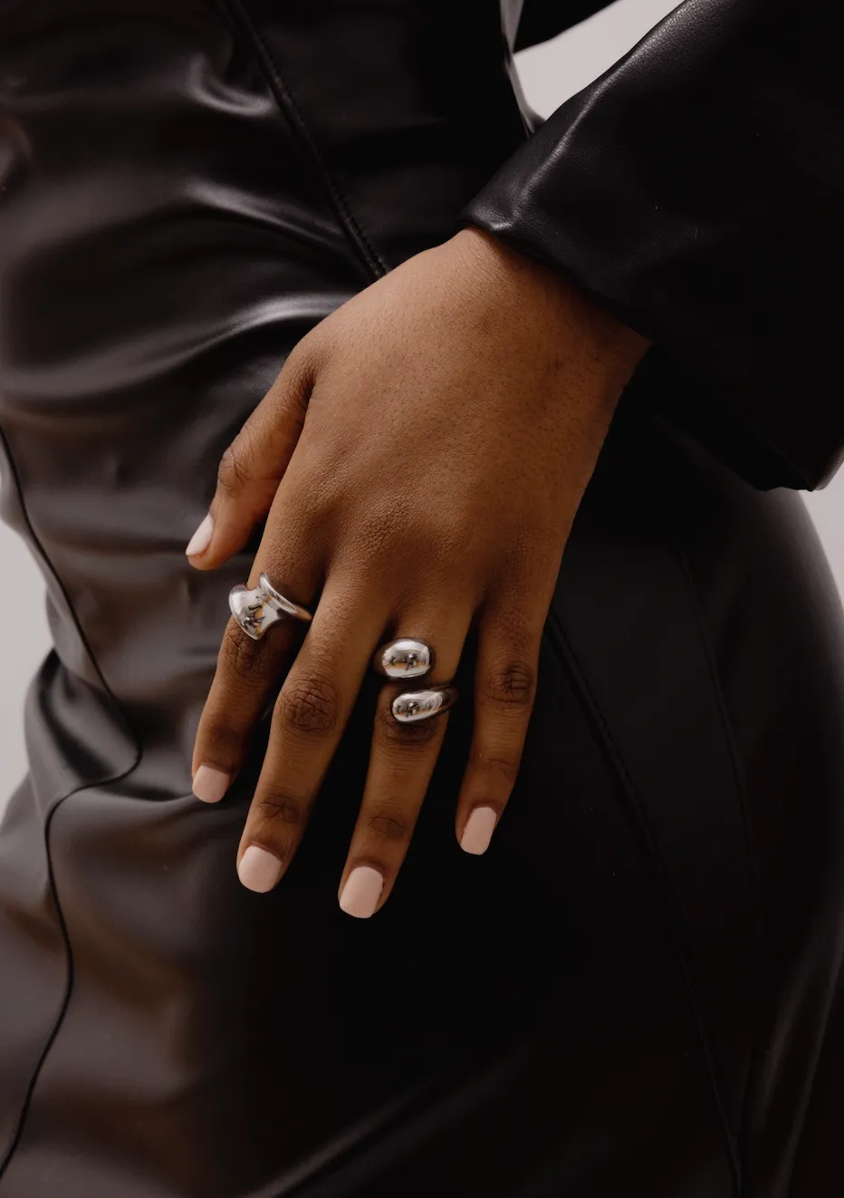 Unique Stainless Steel Silver Ring