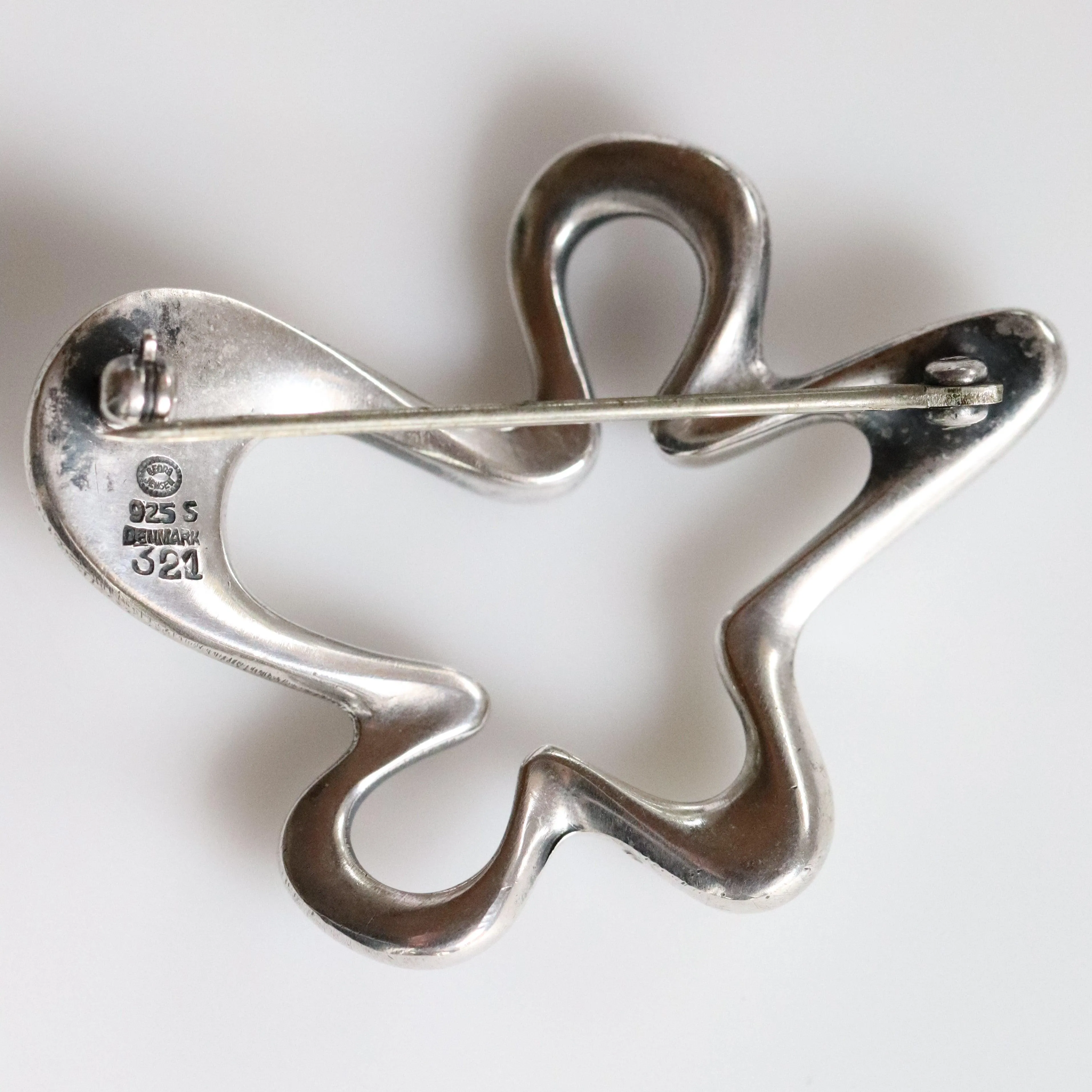 Vintage Georg Jensen Jewelry | Henning Koppel Abstract Pin 321